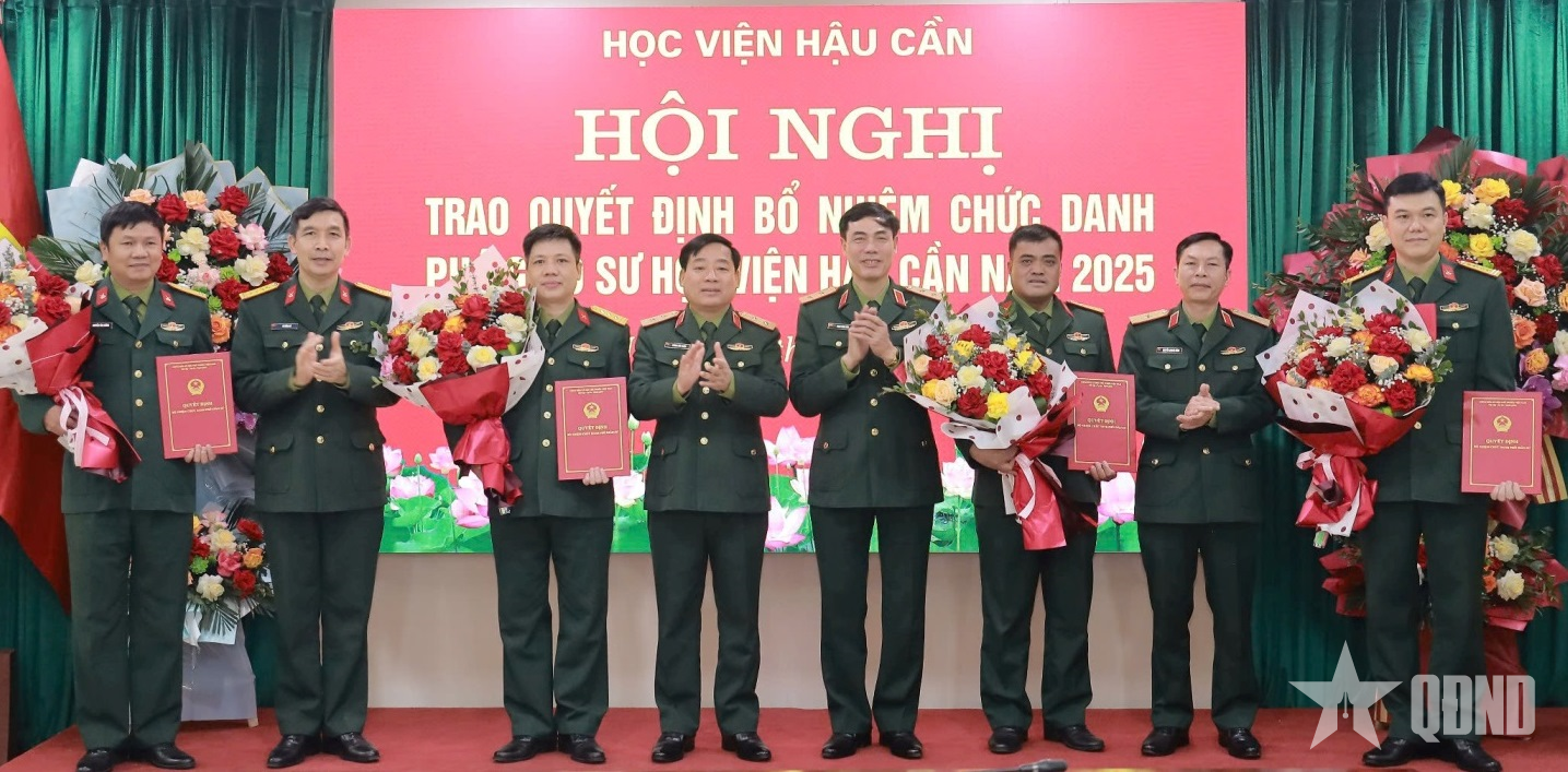 Học viện Hậu cần trao Quyết định bổ nhiệm chức danh Phó giáo sư năm 2025